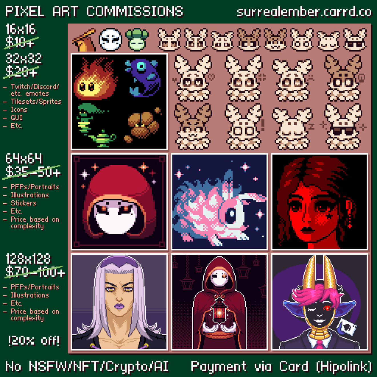 Commission sheet
